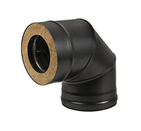 Дымоходы Везувий Black диаметром 115 мм